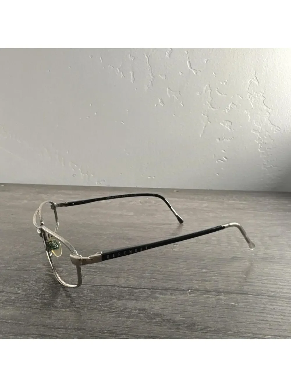 Serengeti Sunglasses 6792 Lucca Silver Black FRAMES ONLY Frame Made In Italy